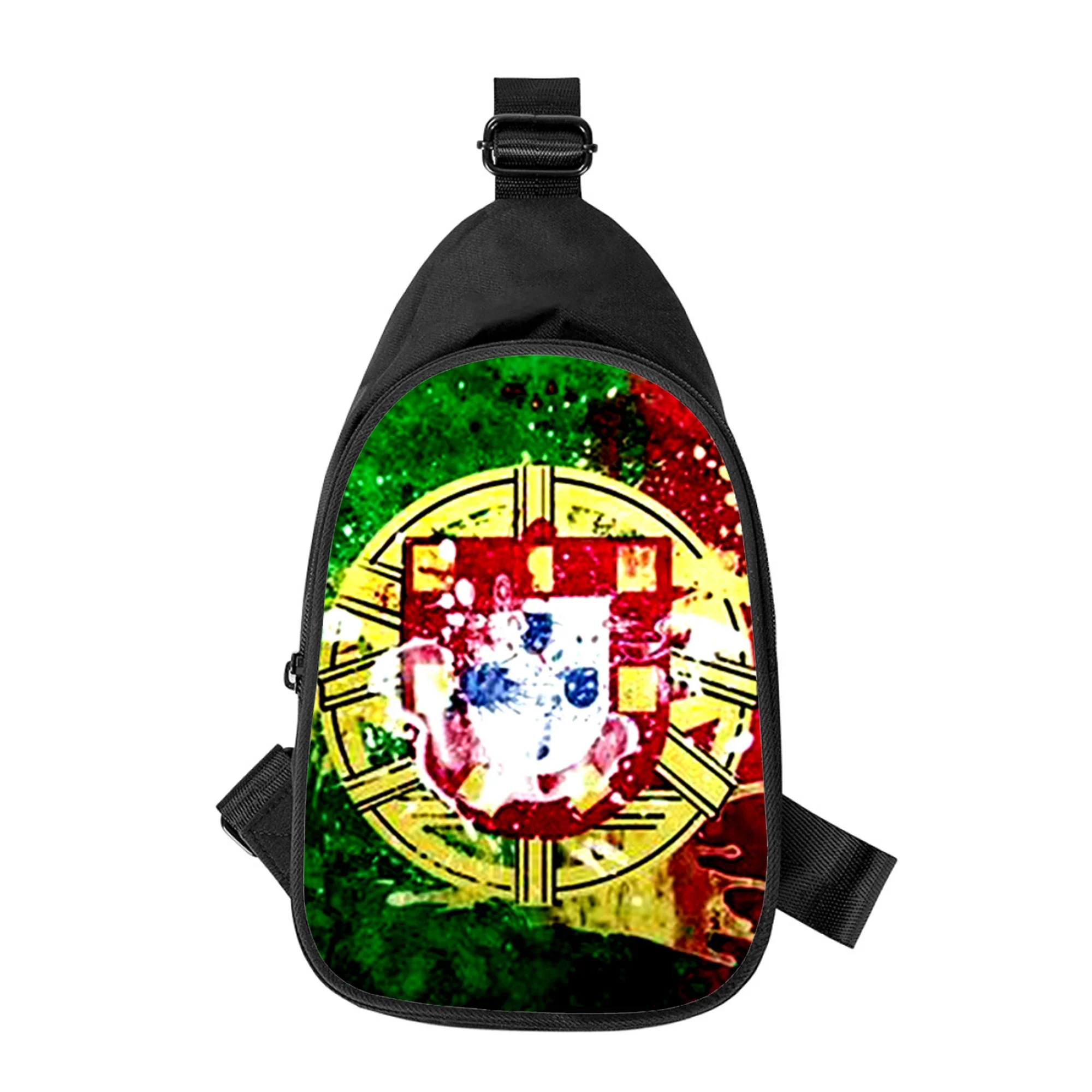 Нагрудная сумка с 3D-принтом флага Португалии