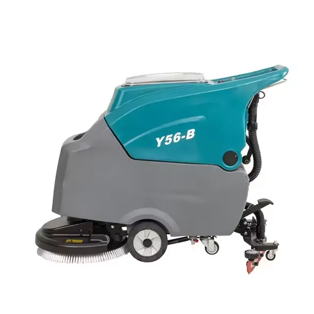 Y56-B New Ride-On Push Cold Water Cleaning Electric Floor Sweeper 42 Gal Hopper for Commercial Use Hotels Garment Shops