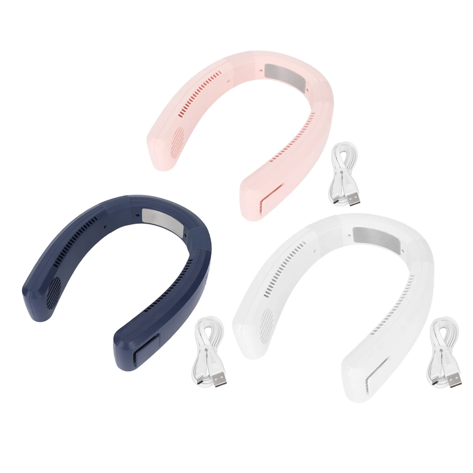 

Шейный вентилятор с зарядкой через USB, 80 отверстий, 4000 до 5500 об/мин, портативный вентилятор с высоким содержанием полиэтилена, портативный вентилятор для дома на открытом воздухе