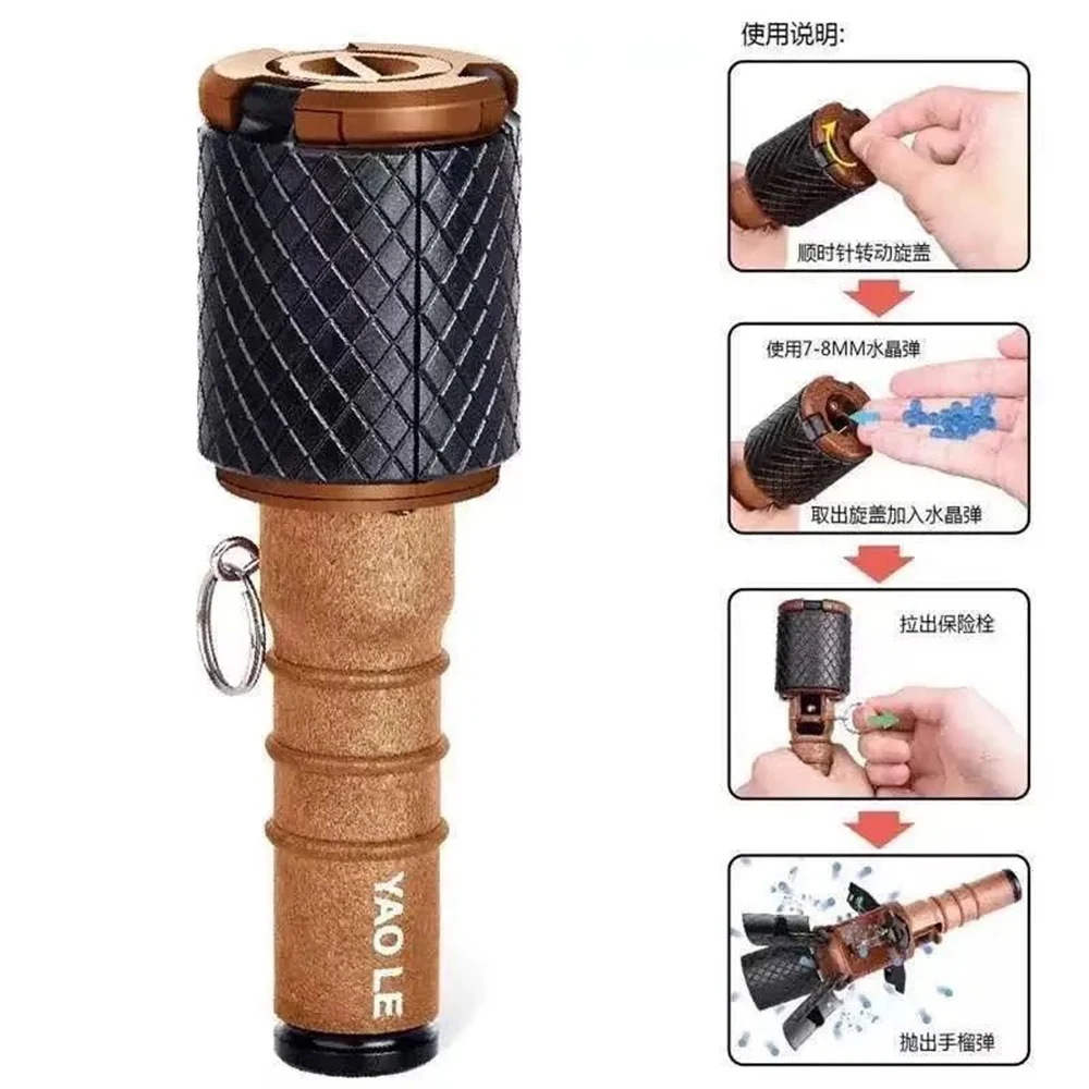 M24 Tactical Grenade Model Airsoft Paintball Explosive Water Bomb Model CS Game Hunting Accessories Children Role Playing Props