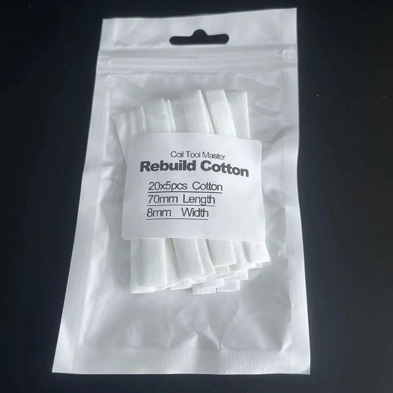 20 Strips/Bag Rebuild DIY Cotton Mesh Cotton For PNP TPP Coil Caliburn G Boost RPM GT IJust XROS Kit Furniture Cotton Parts