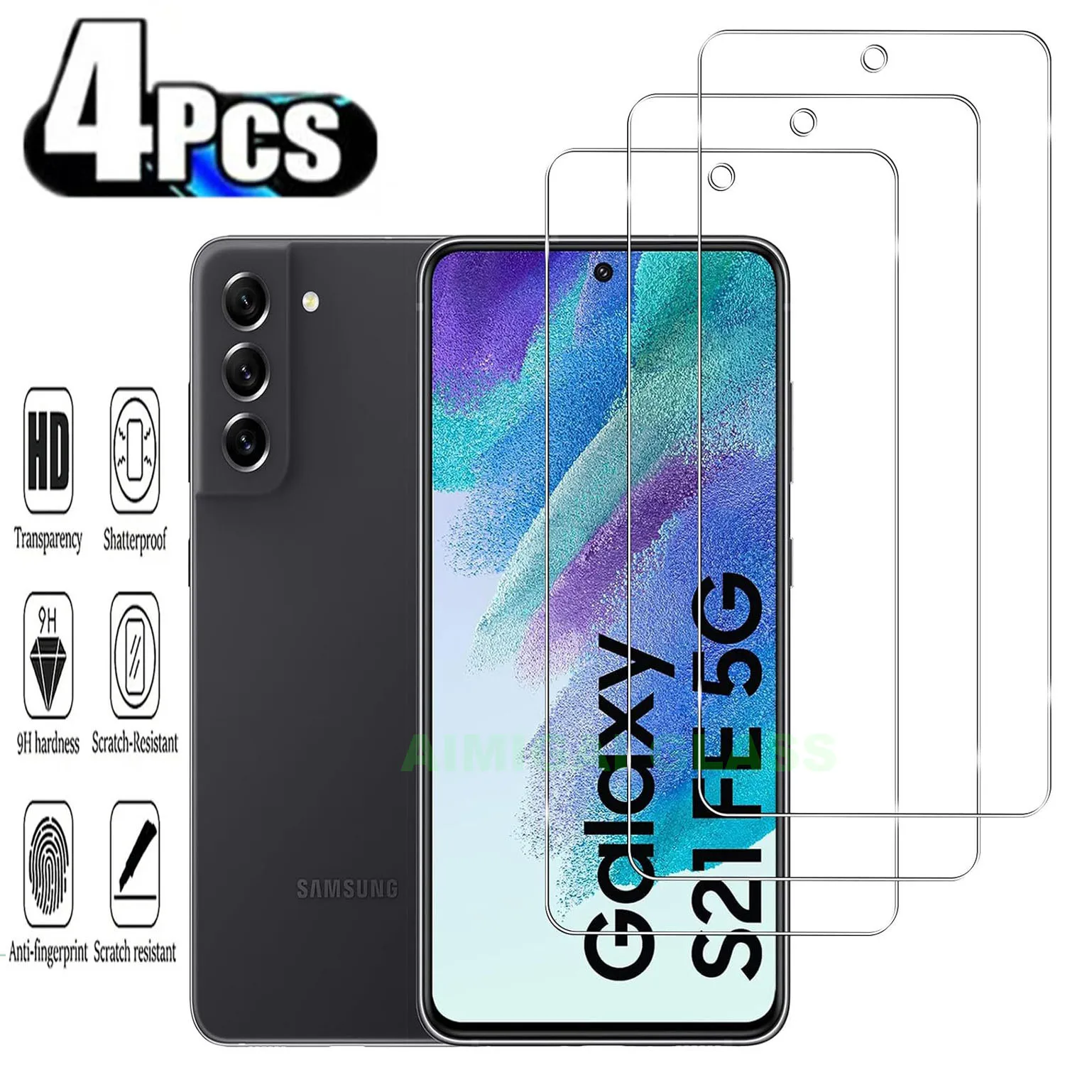 

For Samsung Galaxy S21 FE 5G HD Tempered Glass