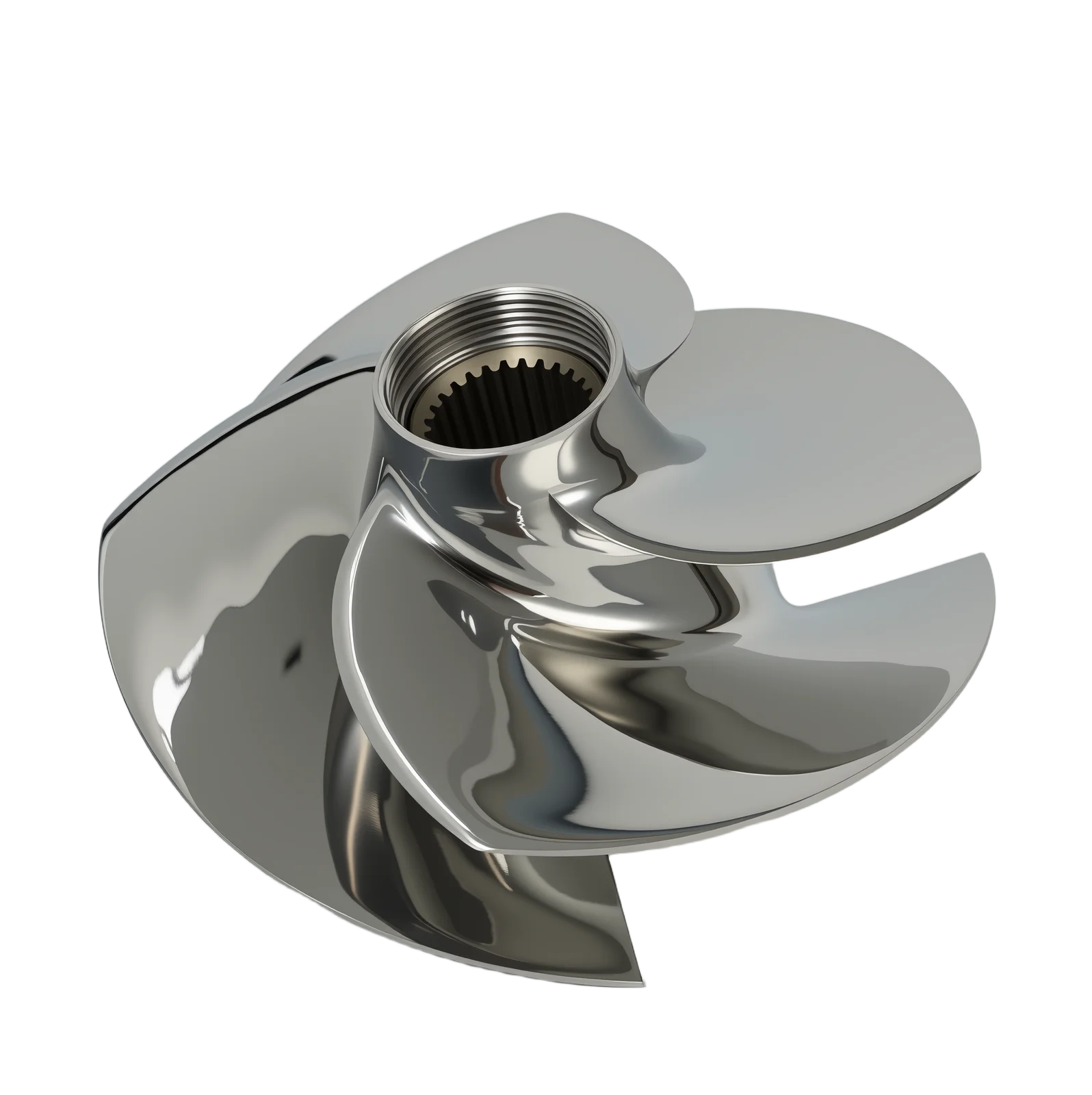 

4-Blade BRP Impeller for RXT 215H/GTX LTD 215/RXP 215 PWC Polished 159mm Pump Jet Ski Impeller with Seal