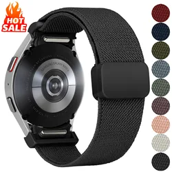 Magnetic Band For Samsung Galaxy Watch 7 6 5 4 44mm 40mm/FE/5 pro 45mm Nylon No Gaps bracelet watch 6 classic 47mm 43mm strap