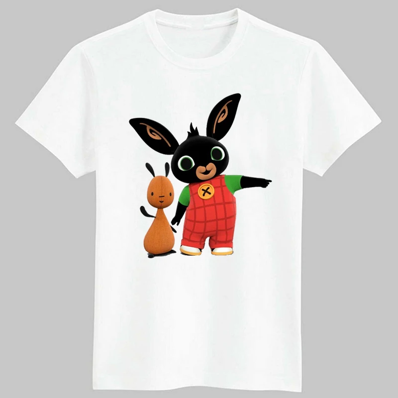 Kids T Shirt For Boys Kid Short Sleeve children clothing Girls Clothes Tshirt Girl Bunny Graphic Tee Rabbits Kawaii T-shirts