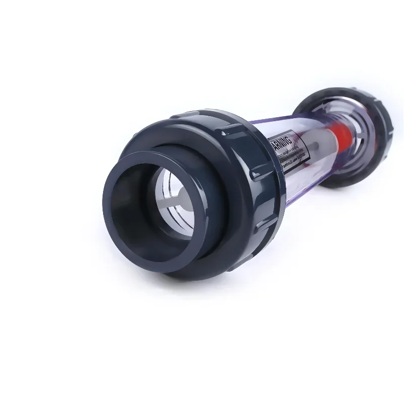 Flowmeter tabung plastik Rotor Float UPVC LZS-15/25/32/40/50/65