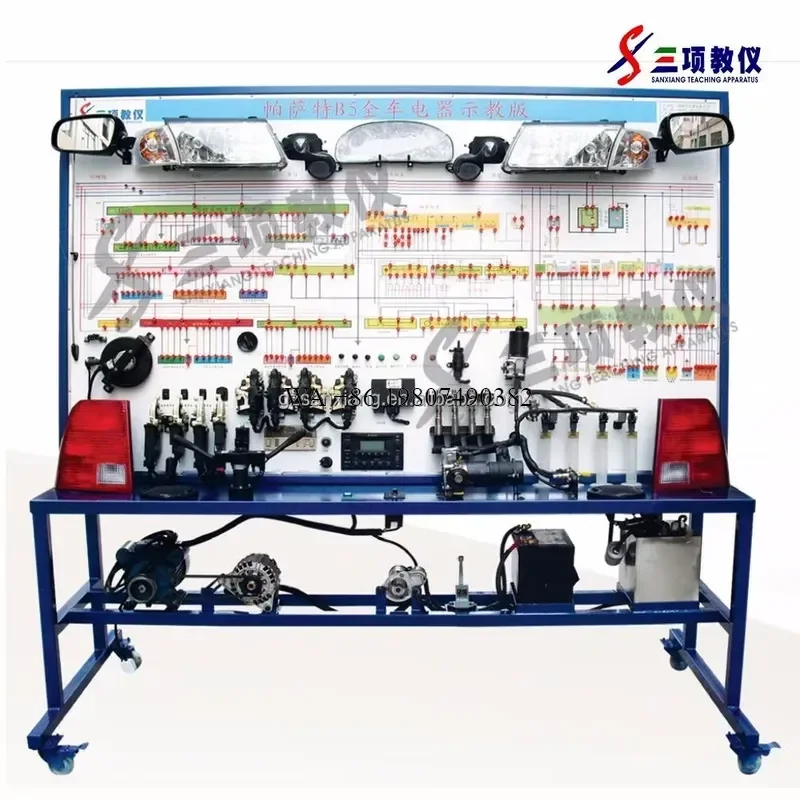 wmwmnu para Equipos de Educación Vocacional, Tablero de Enseñanza de Electricidad Automotriz B5, Completo y Práctico, para Automoción