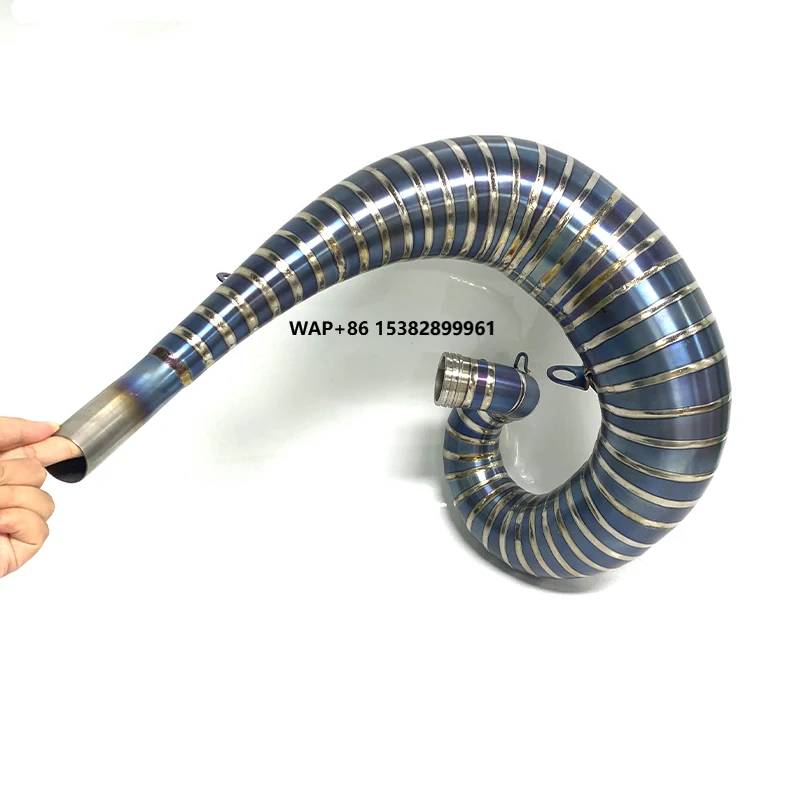 High Quality Titanium Alloy Exhaust Header Pipe for 300 XC 2019/300 XC-W 2023/300 EXC 2021 Exhaust Front Pipe