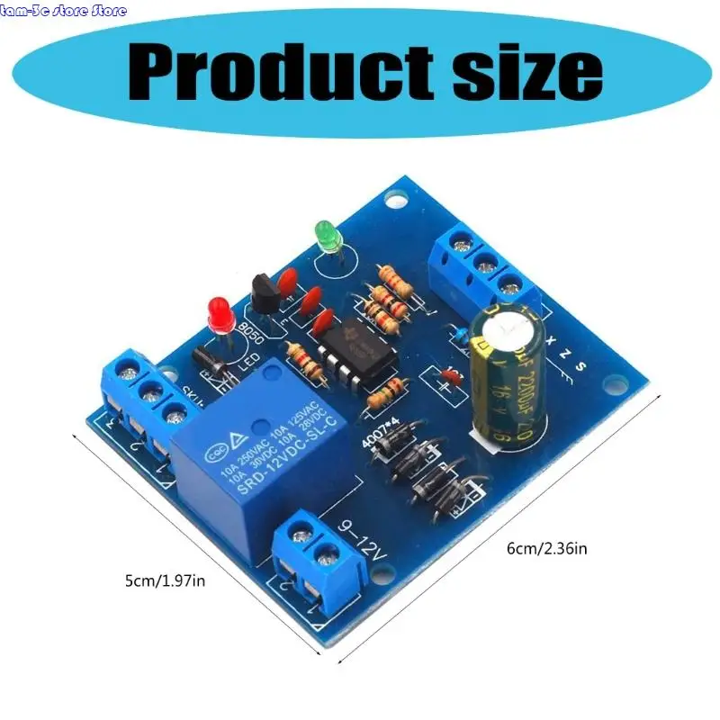 D0UA 저수지 워터 펌프 자동 제어 시스템 12V 릴레이 회로 주택 설치