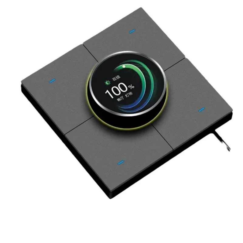Graffiti knob switch dimming metal panel