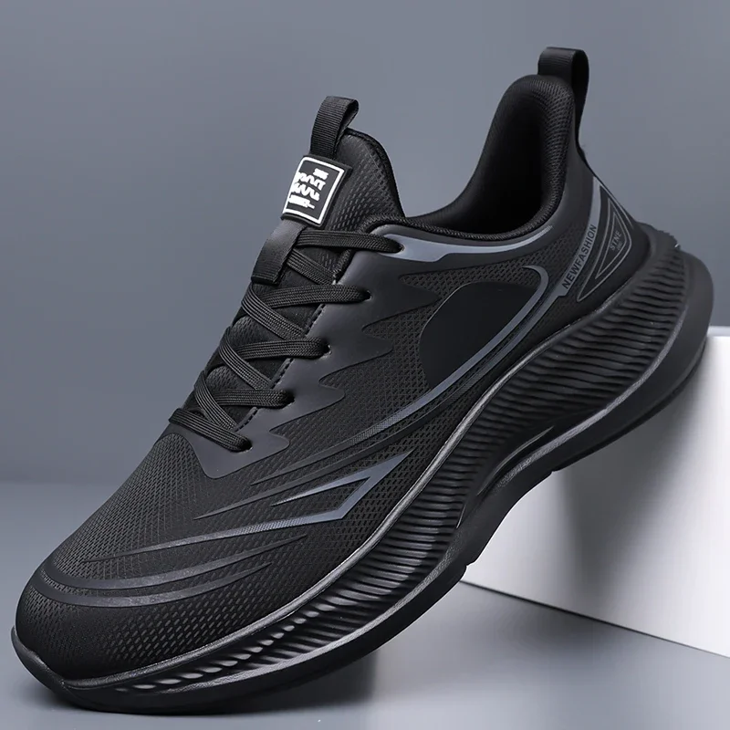 

Men's Carbon Plate Running Shoes Lightweight Comfortable Shock Absorbing Sports Shoes Men Anti-Slip Training Jogging Shoes