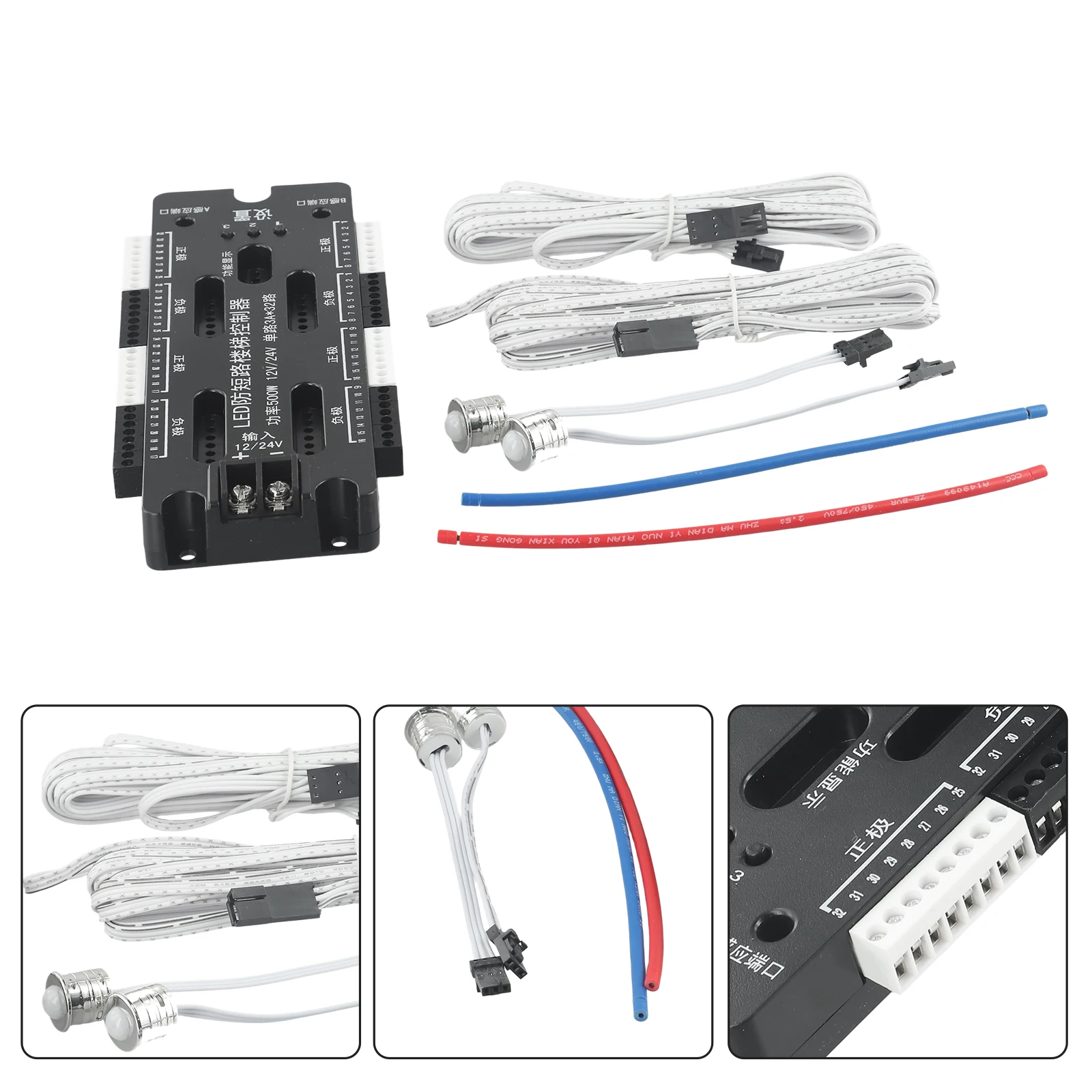 

LED Controller Induction Controller 32 Channels 500W MAX Controller DC12V DC24V Dimmer Indoor LED Light Lighting