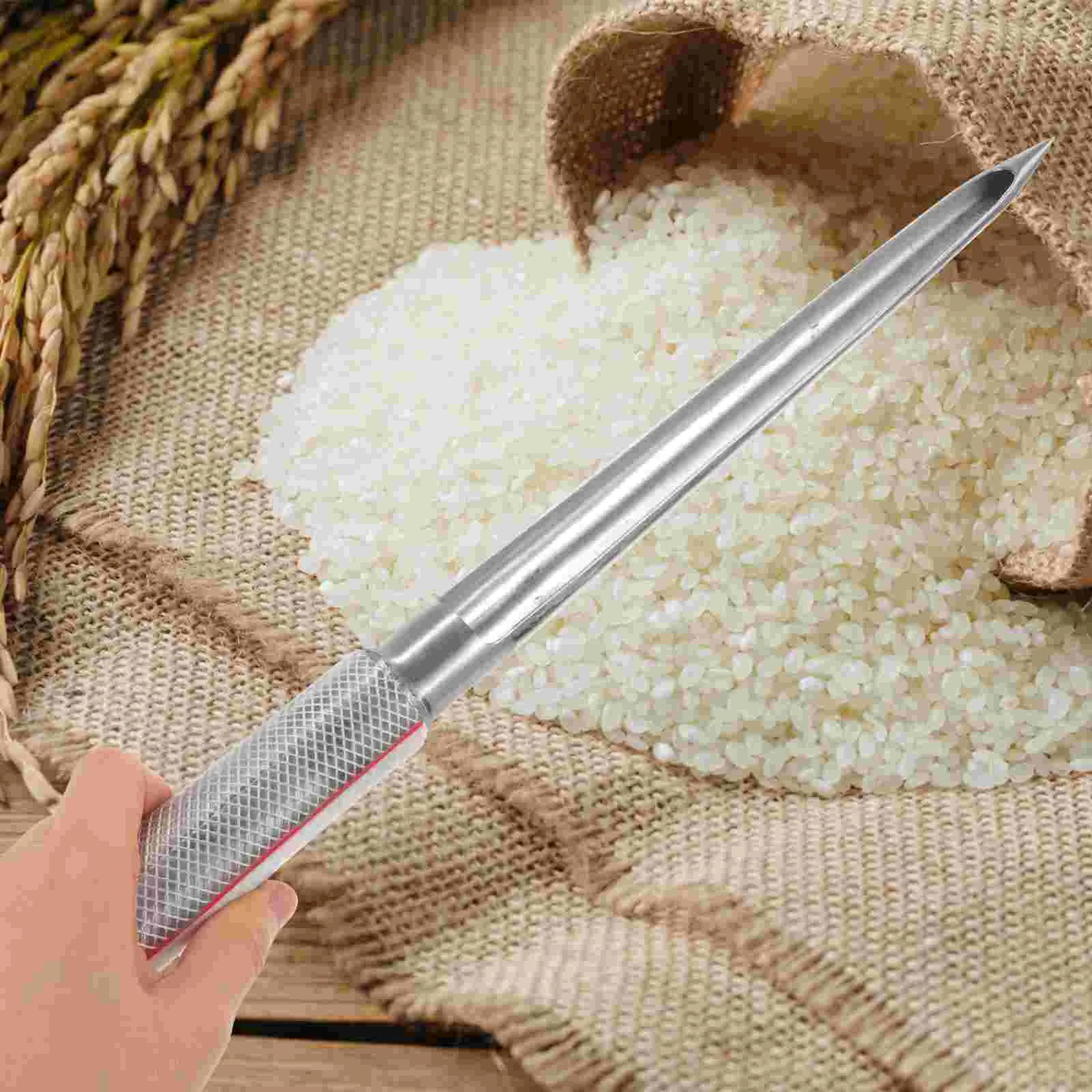 Stainless Steel Sampler Cereal Outdoor Grain Probe Rod Seed for Rubber Wheat