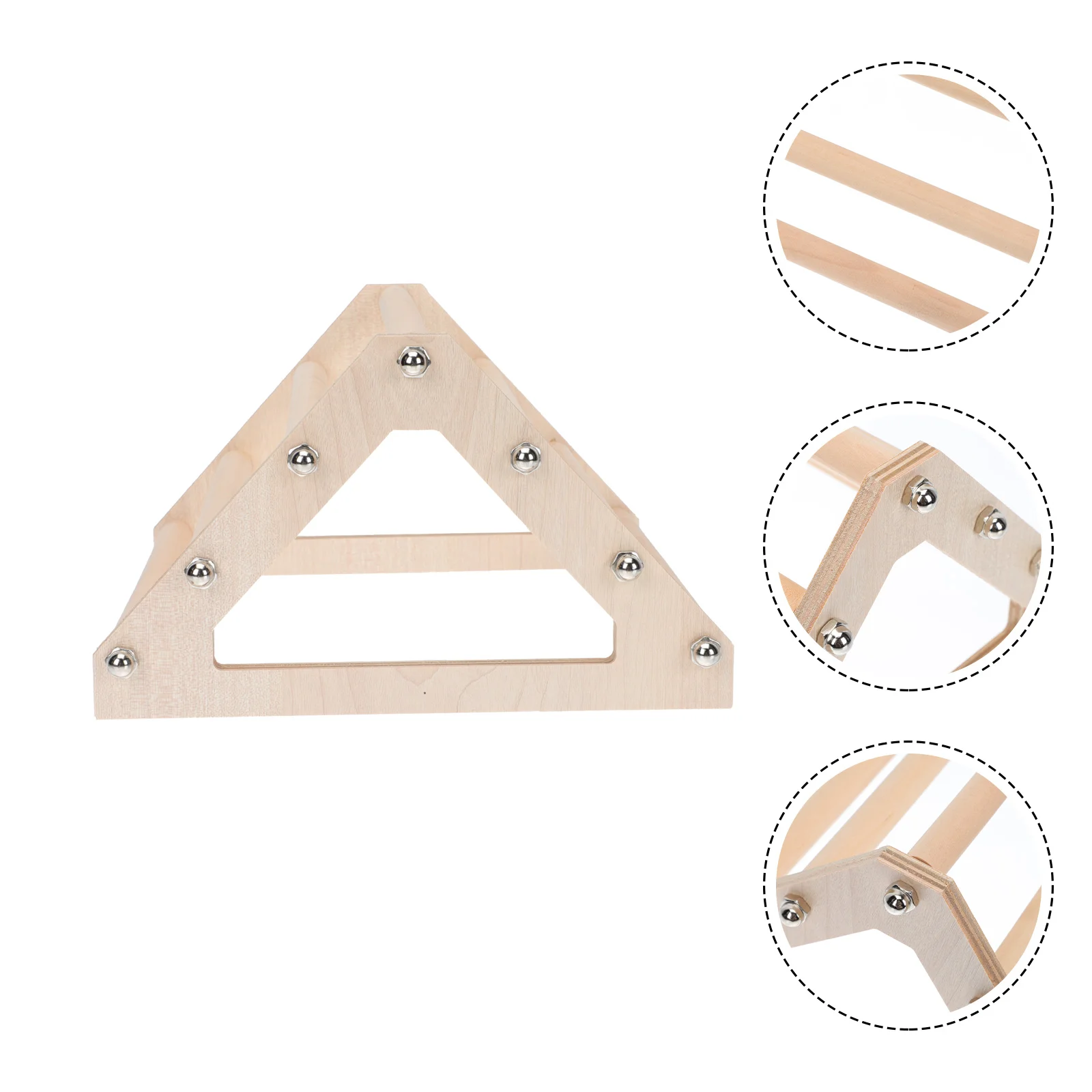 

Wooden Stand Parrot Perch Rooster Balance Frame Accessories Standing Hen Shelf