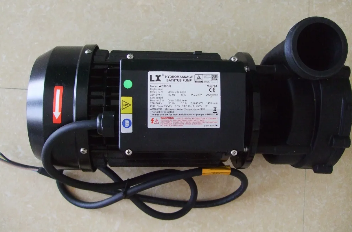 LX WP300-II 3HP 2 Speed Chinese Hot Tub Pump / Canadian Spa Parts, Waterway  for Chinese, American and Canadian hot tubs