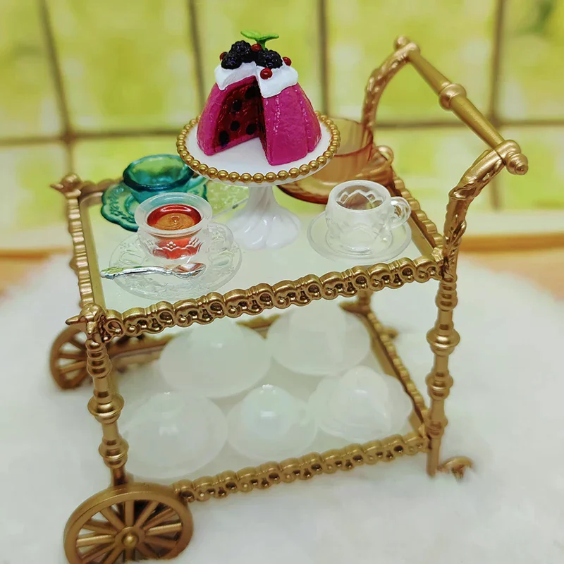 1 Set Dollhouse Food And Play Miniature Tea Cup Silicone Mold UV Epoxy Turnover Mold Doll Accessories Toy Scene Decoration