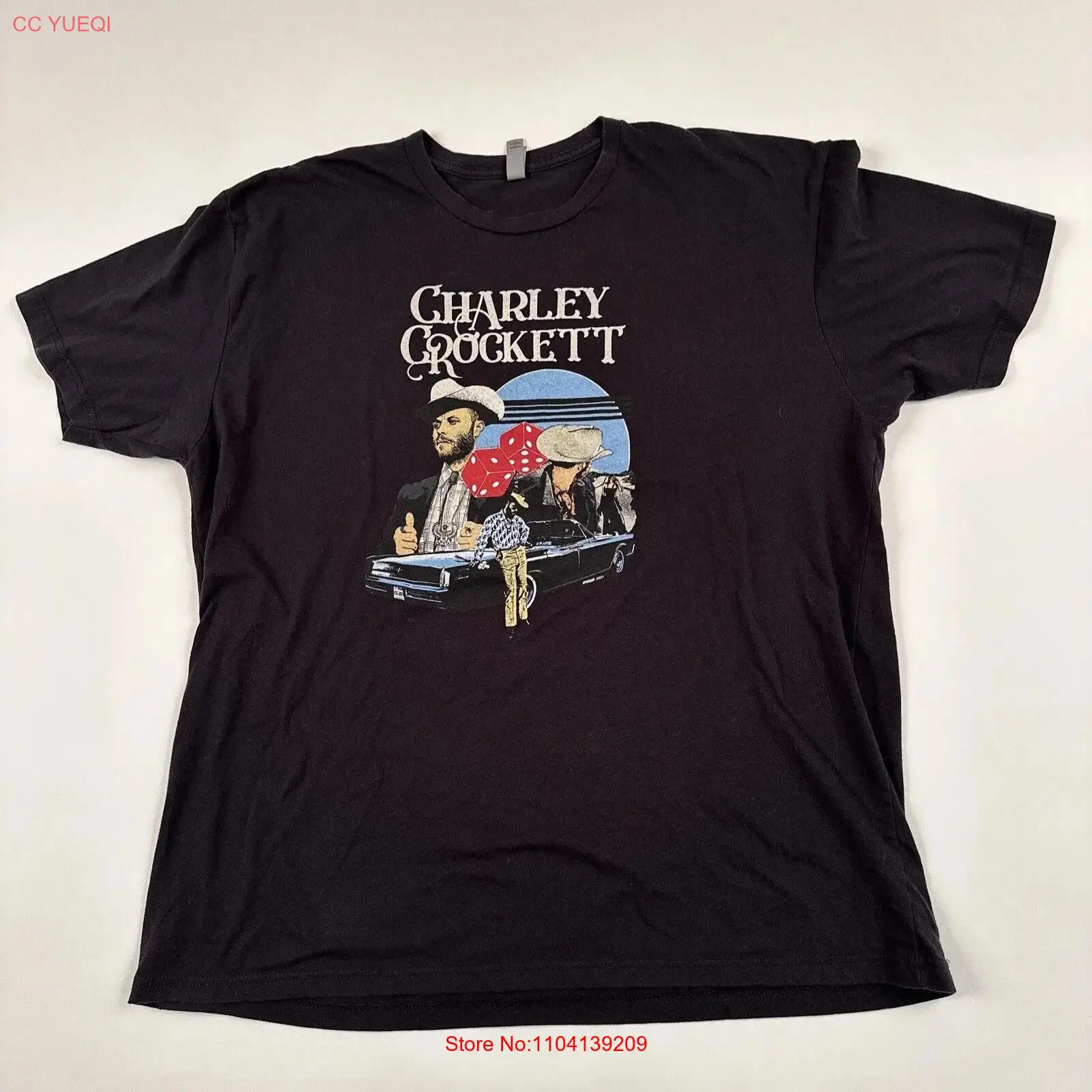 2021 Charley Crockett Shirt Country XXL long sleeves