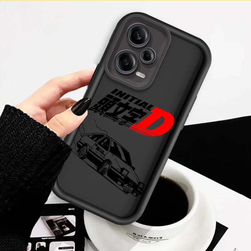 Initiële D Populaire Art Eye Ladder Voor Xiaomi Redmi Note 13 12 12c 11 11S 10 10c 10a 9c 9a Pro 5G Tpu Telefoonhoesje