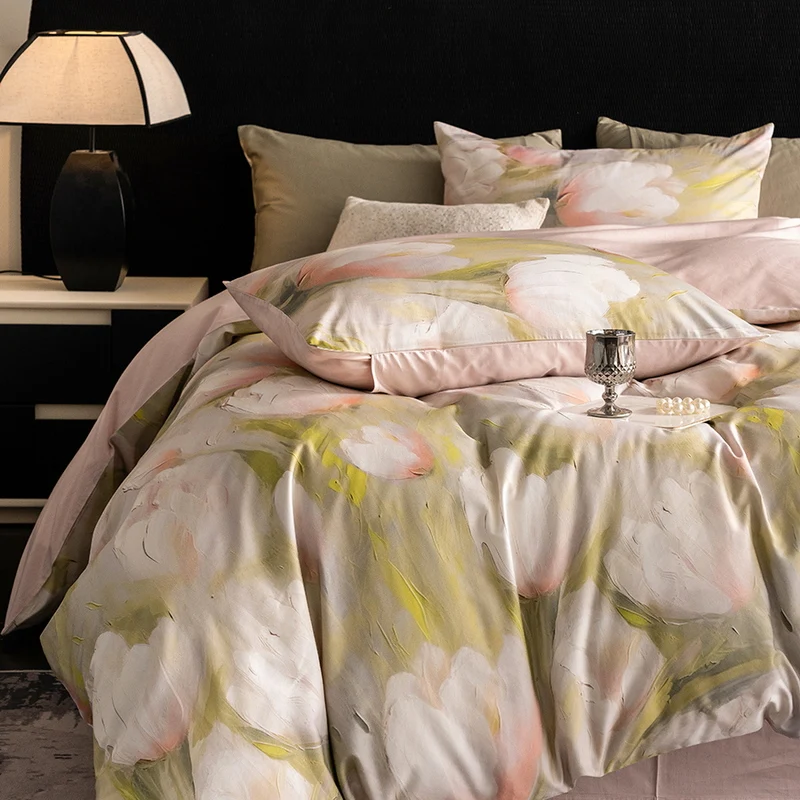 2025 New High - Quality All - Cotton Bedding Sets, Long - Staple Egyptian Cotton, Digital Printed, King Size