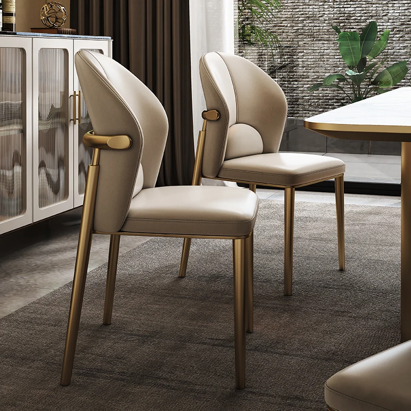 

2set Of Exquisite Chairs European Luxury Trendy Beauty Dining Chairs Unique Creative Sedie Da Cucina Dining Room Furniture