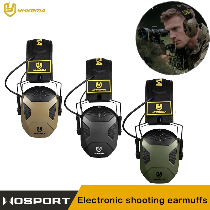 

Tactical electronic shooting earmuffs, electronic protection hearing headphones for hunting shooting