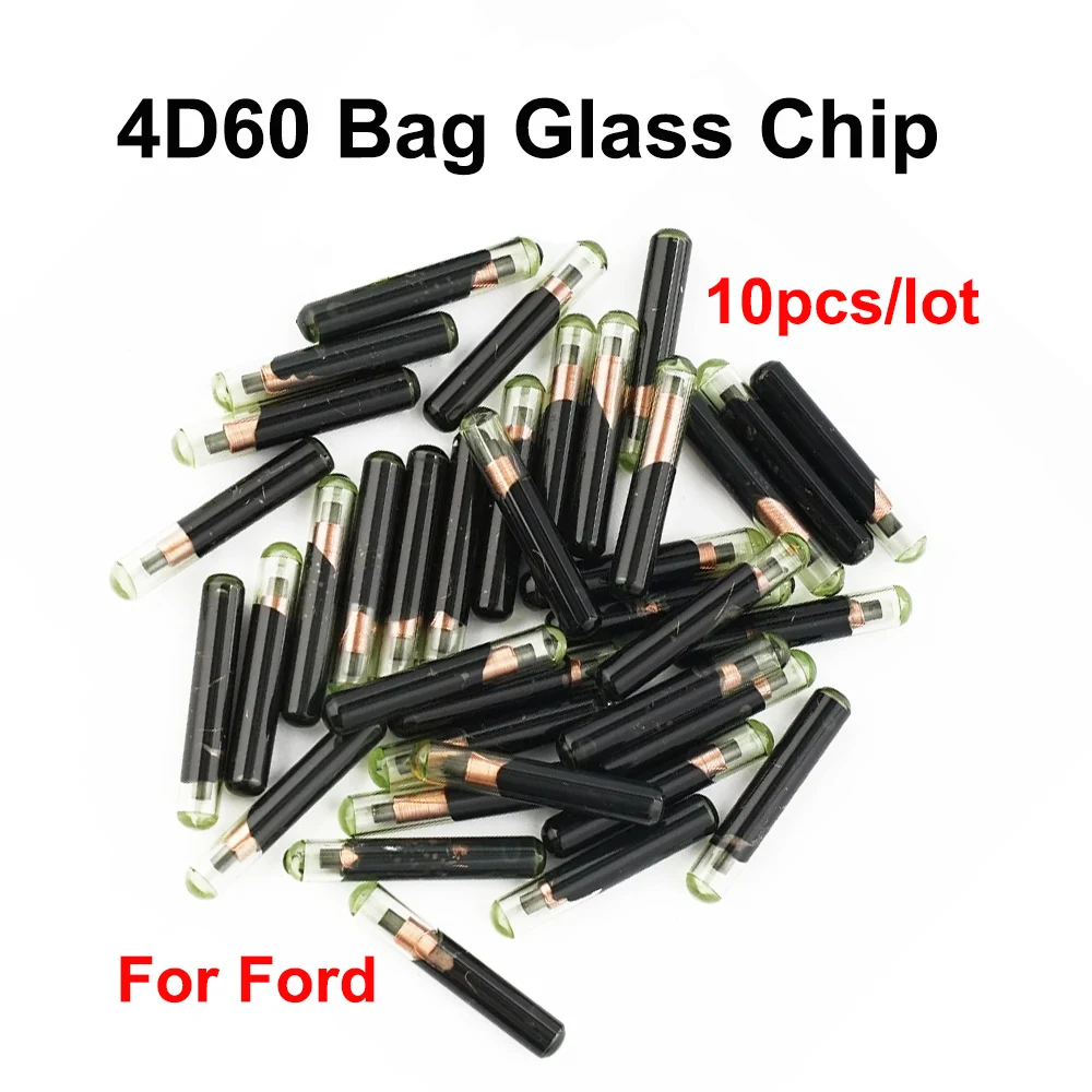 

10pcs/lot Original 4D60 Glass Transponder Key Chip For Ford Connect Fiesta Focus Escape ID 4D 60 Auto Car Key Chip