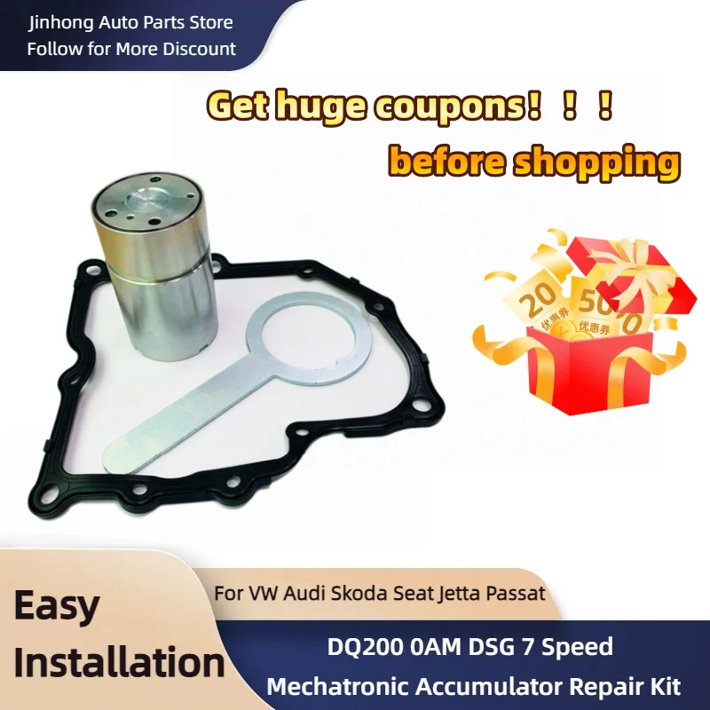 

0AM DQ200 DSG Parts Transmission Accumulator Mechatronic Repair Kit 7 Speed for VW Audi Skoda Seat Jetta Passat Accesorios Para