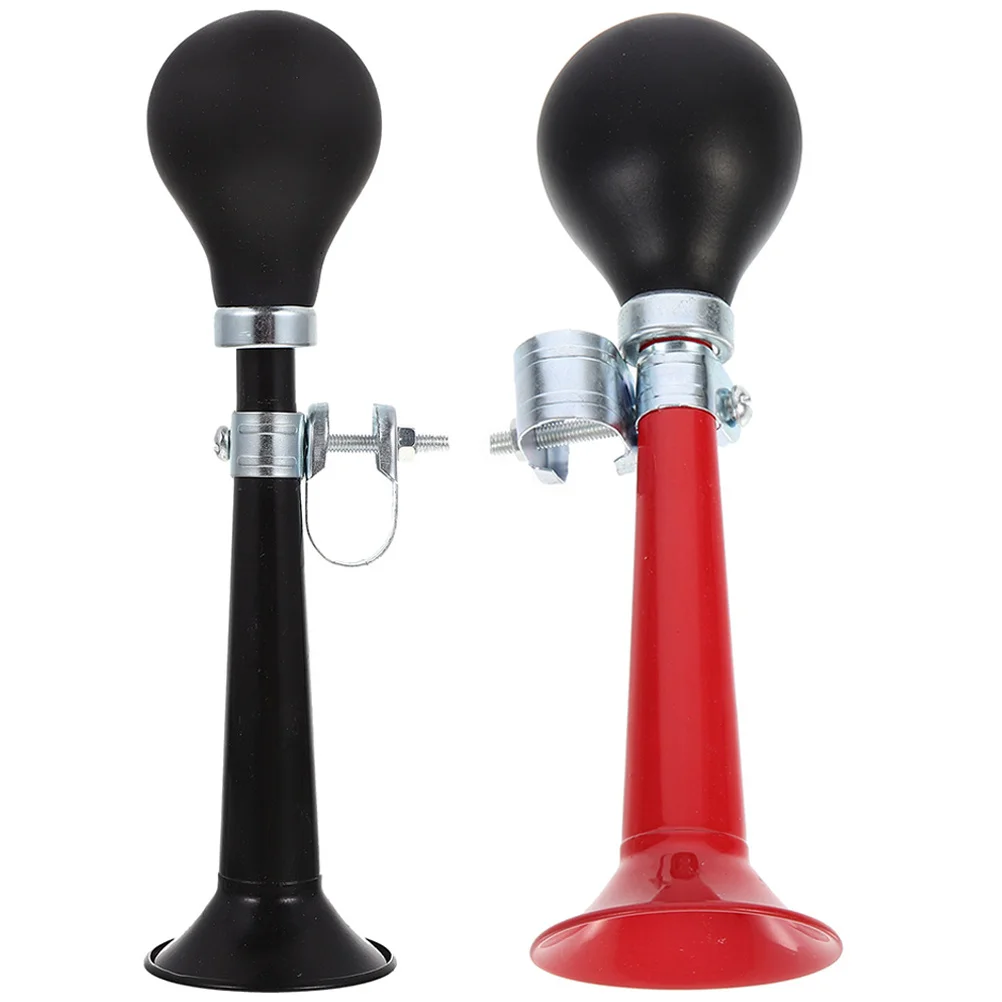 2pcs Bicycle Horn For Adults Manual Bike Handlebar Horn Portable Lightweight Cycling Bell Crisp Sound Road Mountain Bike