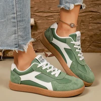 Mix Color Women Sneakers 2026 Spring New Platform Luxury Flat Vulcanized Shoe Female Lace-Up Non-Slip Casual Skateboarding Shoes - Image 4