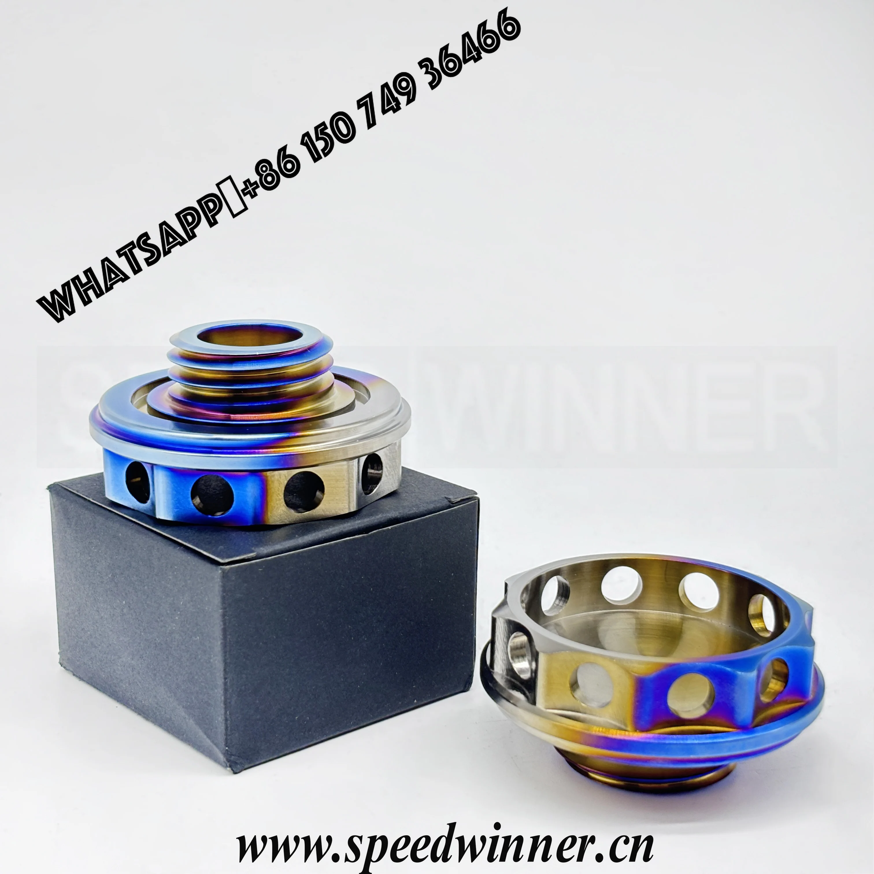 

JDM Racing Car Radiator Cap Titanium Engine Oil Filter Cap in Size M32 M35 M37 for Most Toyota(MR2),Mazda Mx-5 Miata,Honda FL5