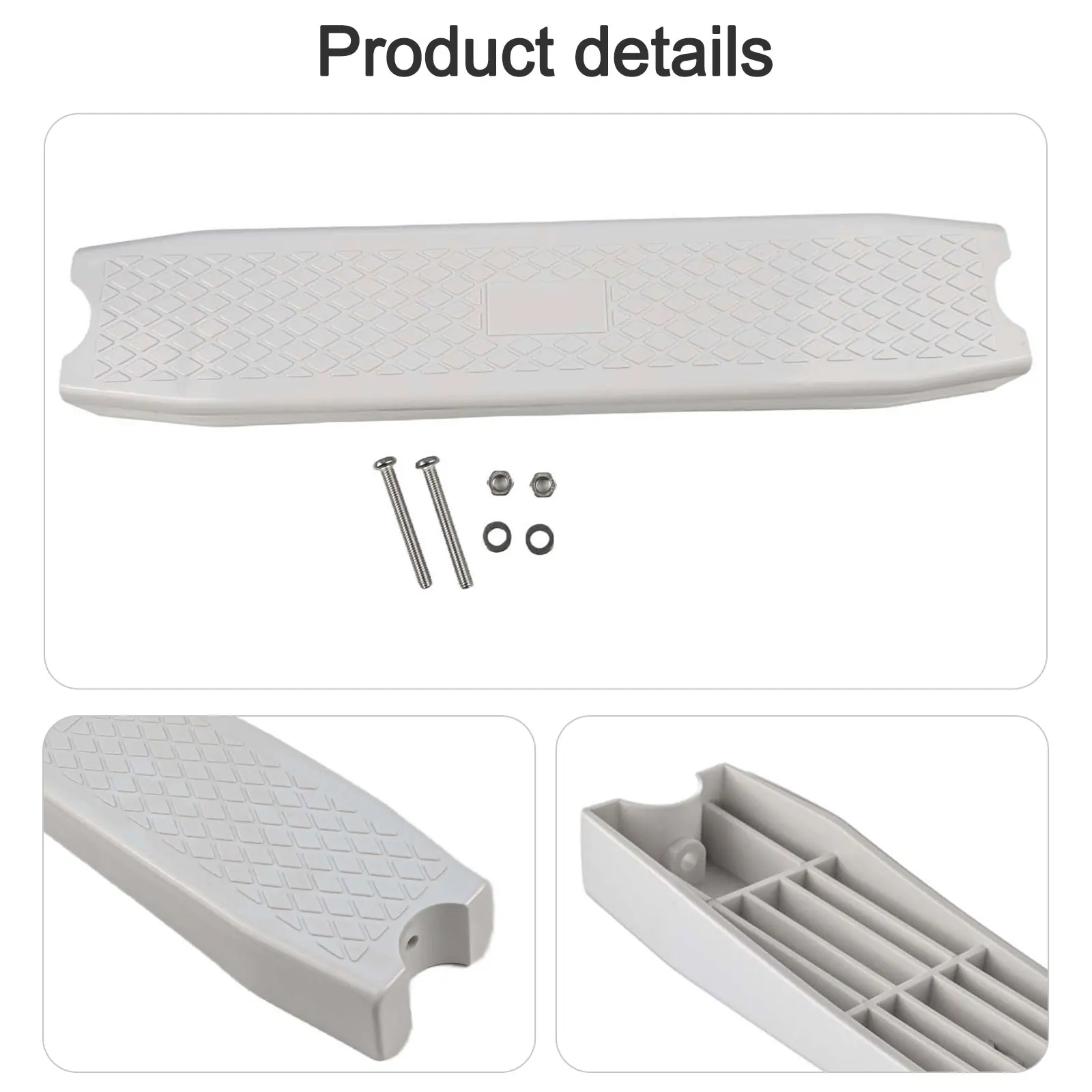 Outdoor Pool Safety ABS Replacement ABS Plastic Pool Accessory Easy Install Step Anti-Slip Design Simple Installation