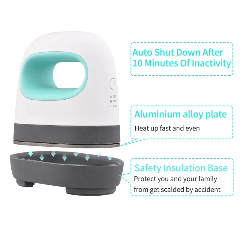 Mini Heat Press Machine T-Shirt Printing Easy Heating Transfer Press Iron Machines Portable HTV Vinly Projects DIY Home Business