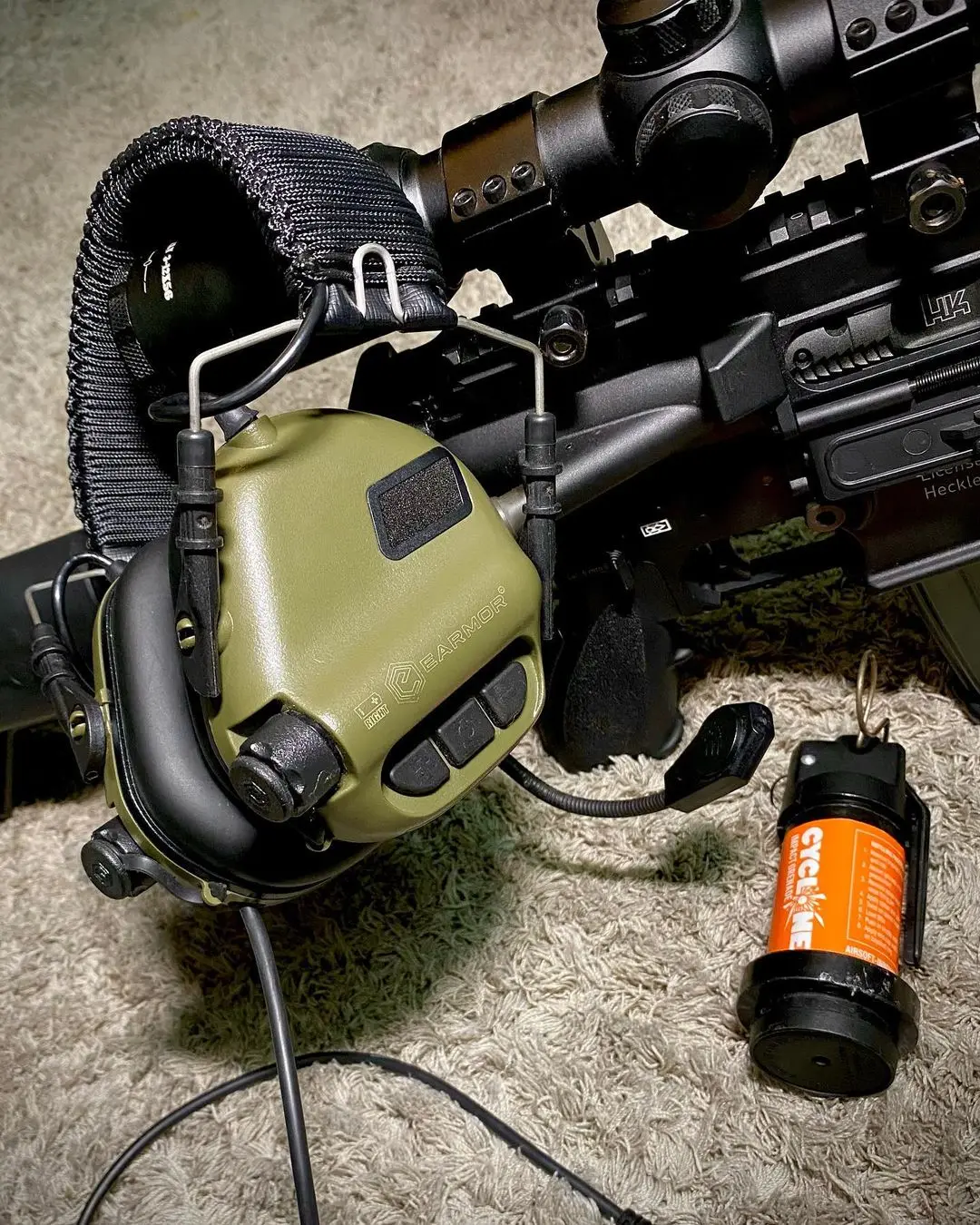 Imagem -06 - Multicolor Tactical Headconjunto com Microfone Caça e Tiro Ouvido Amplificação de Som Nrr 22db Earmor-m32 Mod4