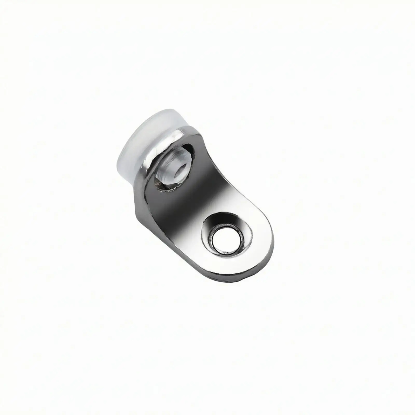 Silver Tone Steel Shelf Holder for Bookcase Cabinet Wardrobe Sturdy Mounting Bracket Hardware