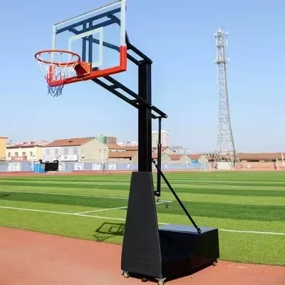 2024 Professionalผู้ใหญ่ในร่มการฝึกอบรมขาตั้งบาสเกตบอลใหม่กลางแจ้งDunkฝังบาสเกตบอลHoopปรับสําหรับเด็ก