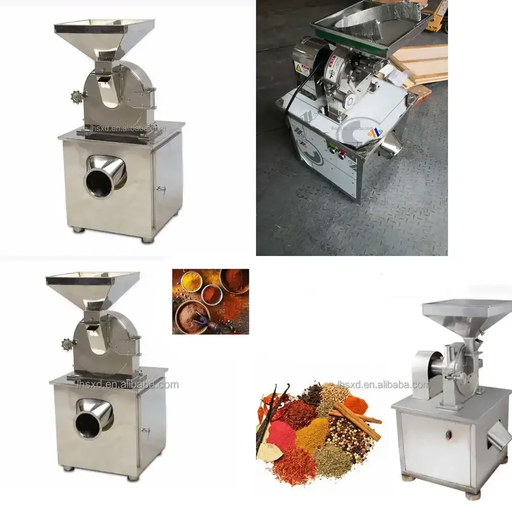 

hot Stainless Steel Multifunctional Crusher Commercial Large-scale Spice and Grain Milling Machine