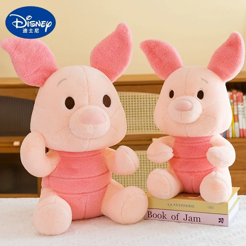 55/70/85cm tamaño grande Disney Piglet Kawaii Anime muñeco de peluche decoración de habitación de dibujos animados almohada de felpa regalos de vacaciones para niños