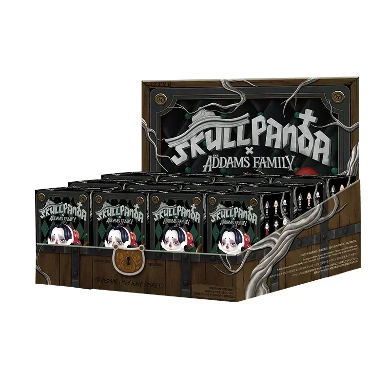 

POP MART Skullpanda Addams Family Series Mystery Blind Box Cute Anime Figurine Collectible Model Doll Toy Desktop Decoration