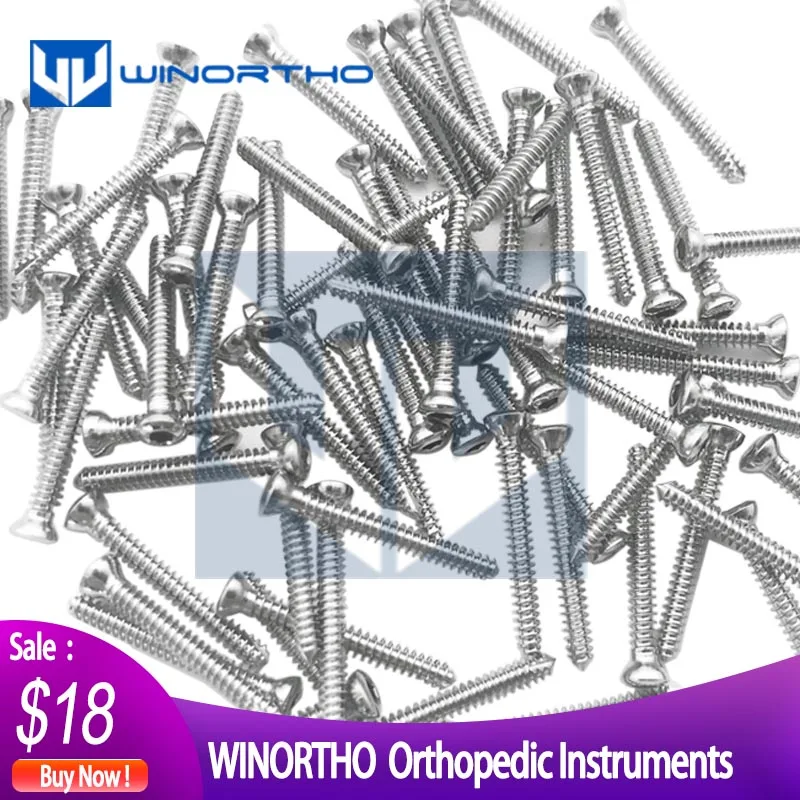 2.0mm Veterinary Instrument equipments products small animal orthopedic surgical reconstructioon screws tplo vet supply tool pet