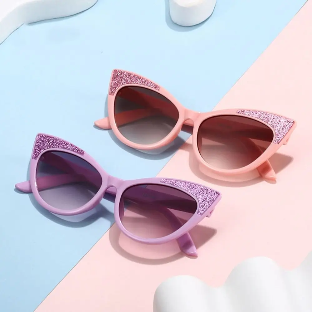 Shades Eyewear Cat Eye Sunglasses Kid Sunglasses Anti Radiation Glass Blocking Sunglasses Photography Props Sun Protection