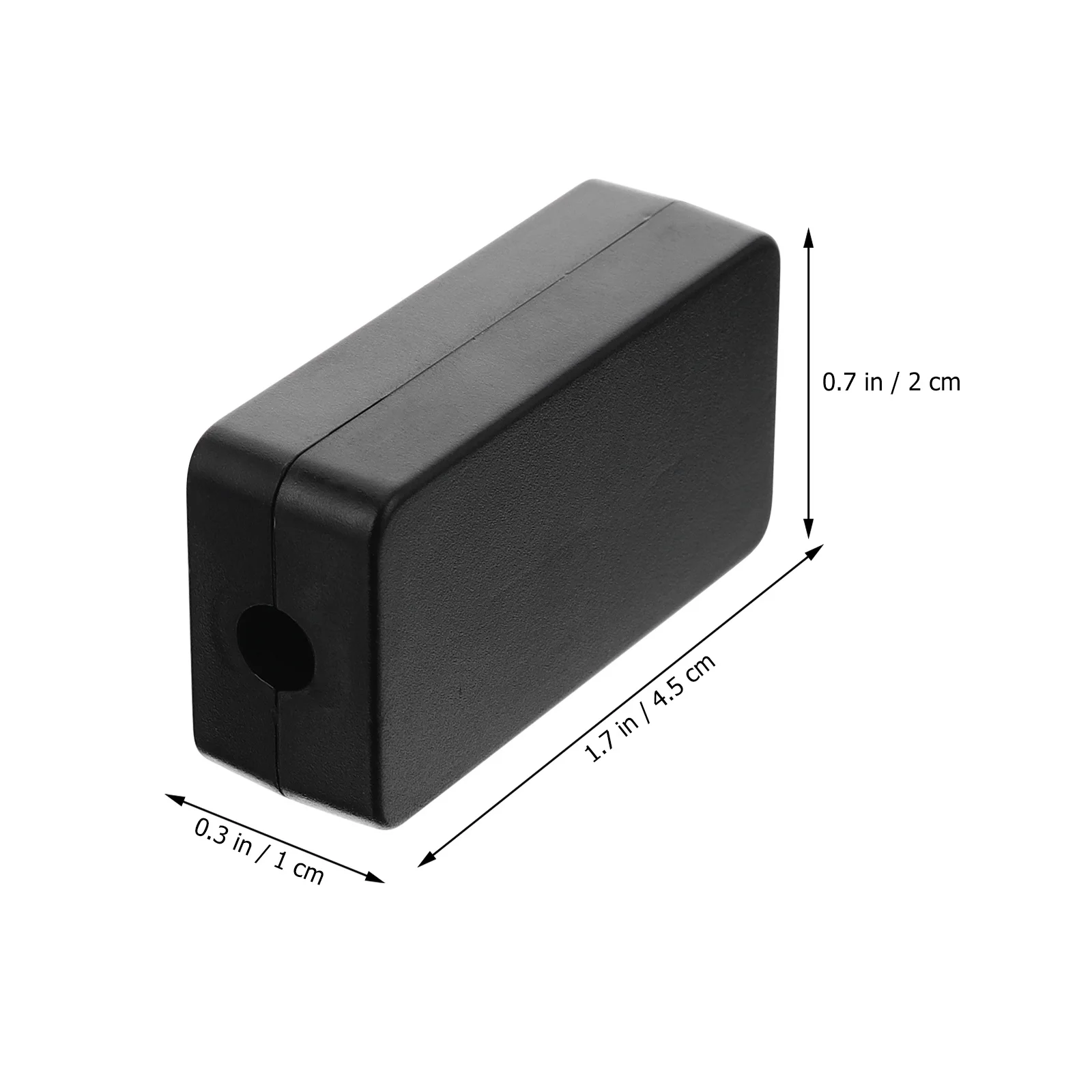 5 قطع من البلاستيك ABS الأسود صندوق وصلات كهربائية مقاوم للغبار ومقاوم للماء لمشاريع الإلكترونيات ذاتية الصنع أدوات كهربائية