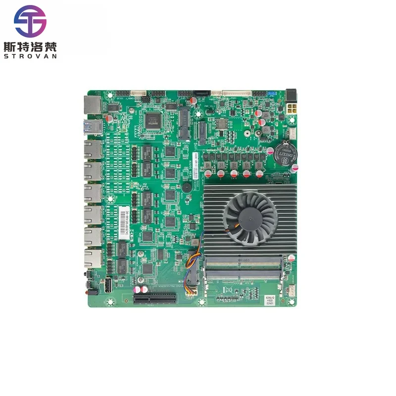 

Celeron 5205U Firewall Motherboard 6 LAN Win10 Linux PCIE X4 GPIO SIM PS/2 Pfsense Server Industrial Motherboard
