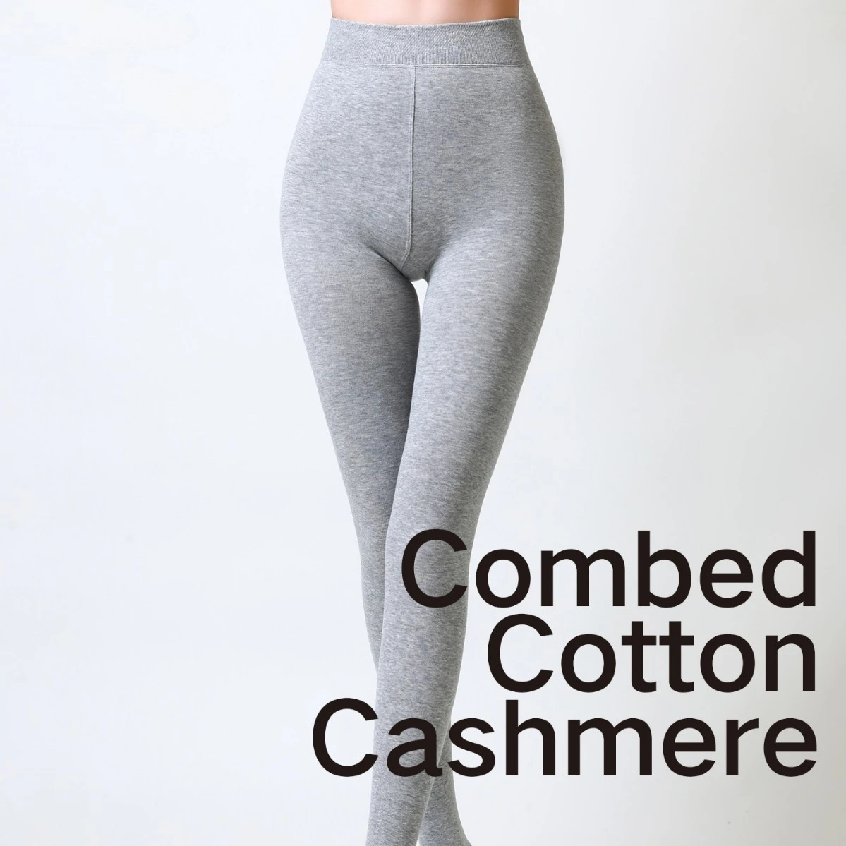 Winter Female Plus Thick Warmth Cotton Streetwear Pantyhose Women Girl Knitted Tight Polar Fleece Lining Vertical Lines Leggings