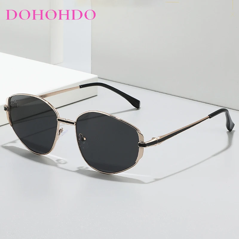 

Vintage Oval Small Frame Metal Leg Women's Sunglasses Luxury Brand Design Trendy Men Sun Glasses Driving Fishing Eyewear UV400