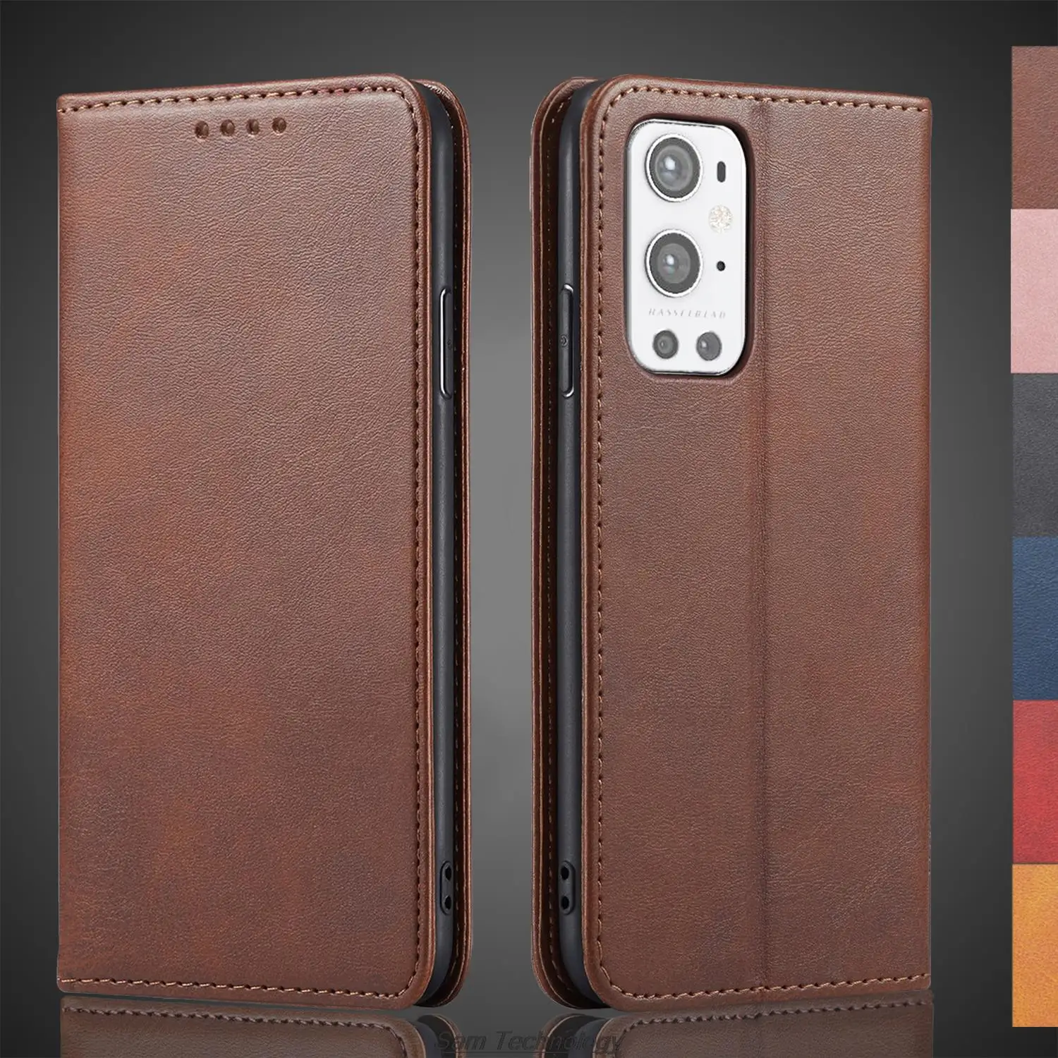 Magnetic attraction Leather Case for Oneplus 9 Pro / One plus 9Pro / 1+9 Pro Holster Flip Cover Wallet Phone Bags Fundas Coque