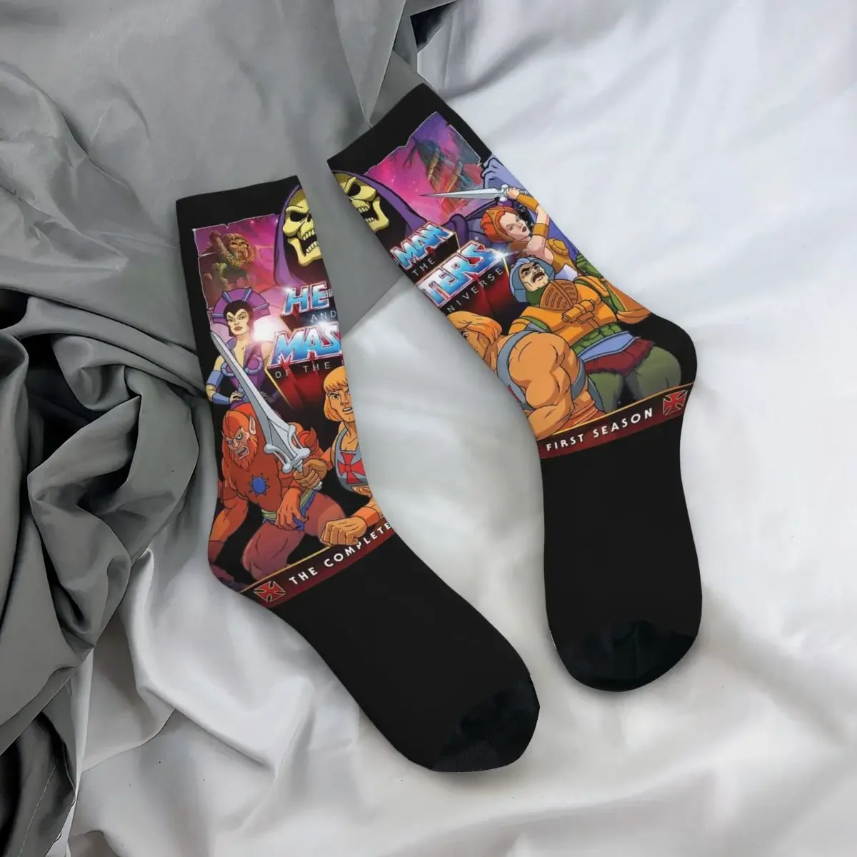 He-Man-Meister des Universums Socken Männer Frauen Mode Socke Hip Hop Frühling Sommer Herbst Winter atmungsaktive Basketball-Socken