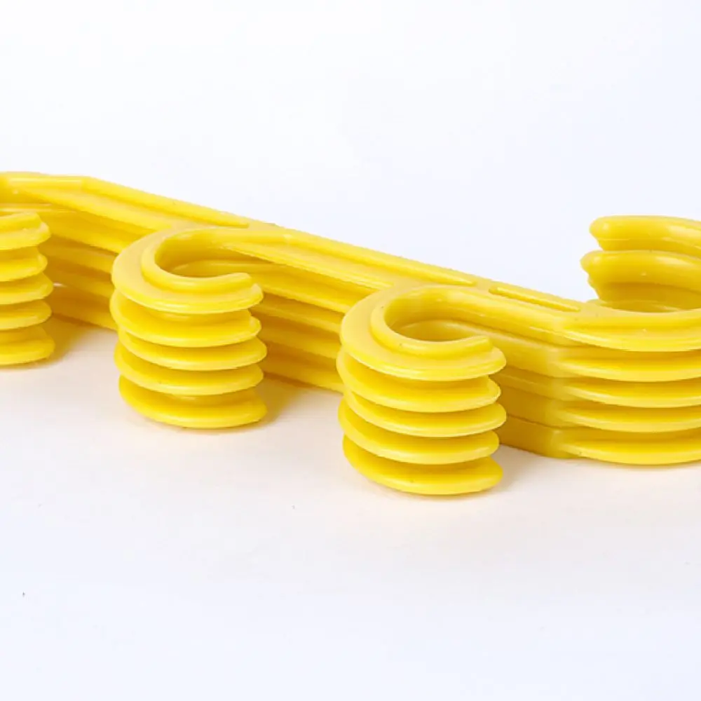 Industrial S Type Cable Triple Hook PVC Insulated Electrical Wire Support Tool For Mining Construction Site