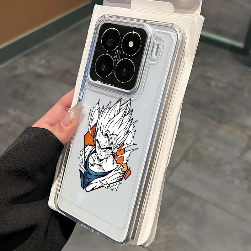 

D-Dragon B-Ball Cool For Xiaomi 15 14 13 12 12S 12X 12T 11 11T Pro Lite Transparent Phone Case