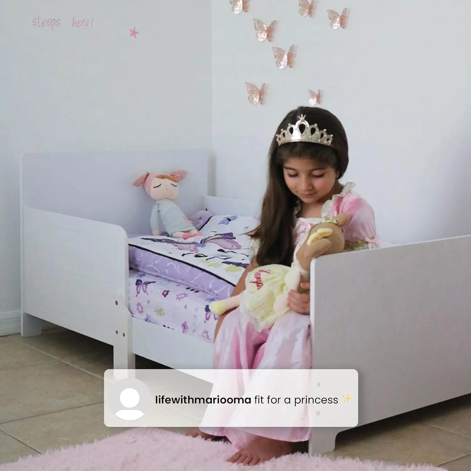 

Mysize Toddler Bed, Bianca White