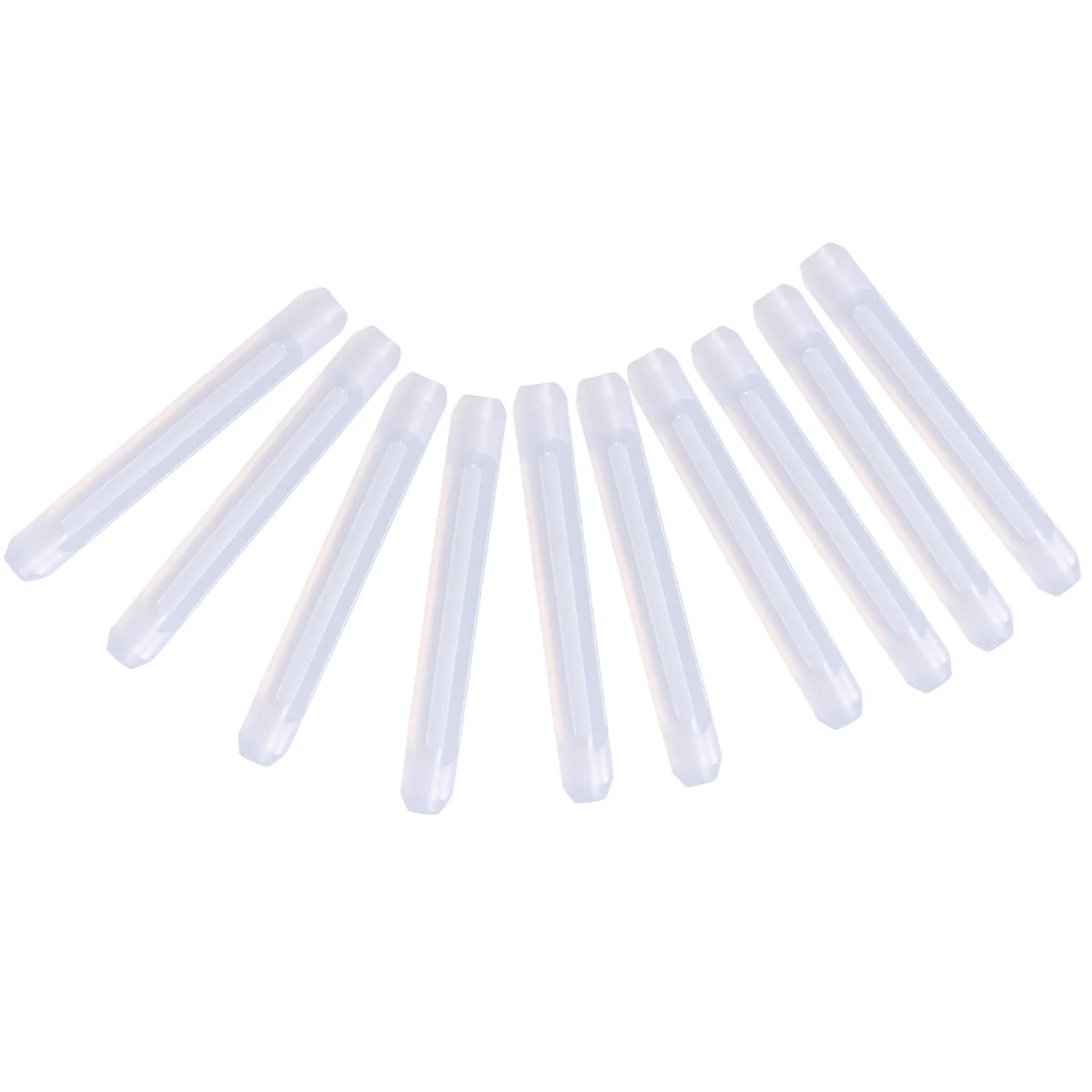 5 Pairs Comfortable Silicone Anti Ear Hooks for Eyeglass Sunglasses (White) eyeglasses leg silicone ear hooks